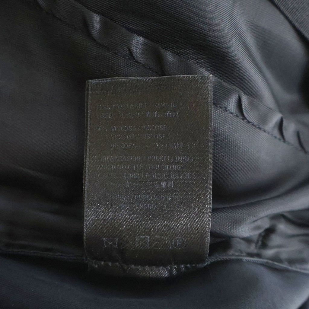 BALENCIAGA(バレンシアガ) 22SS ウエストロゴ ワイドイージーパンツ スラックス ブラック 675482 TJO25