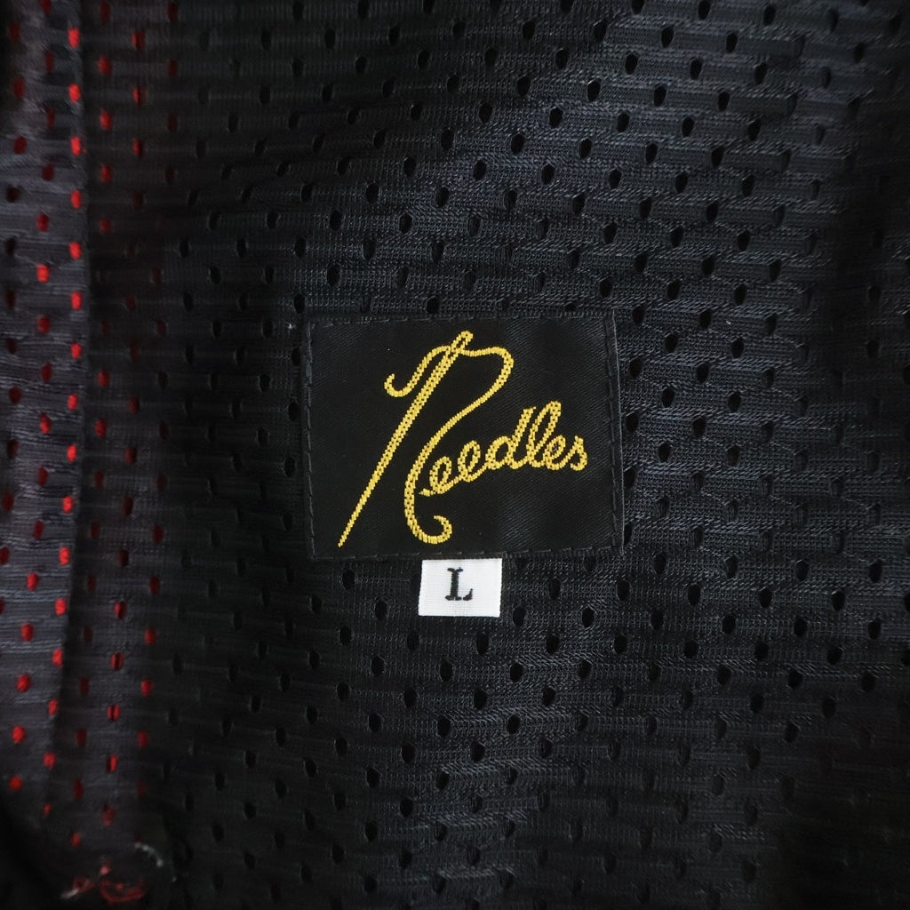 Needles(ニードルス) Poly Smooth Jodhpur Track Pan パピヨン刺繍 サイドライン ポリスムース ジョッパー トラックパンツ レッド/パープル RW321