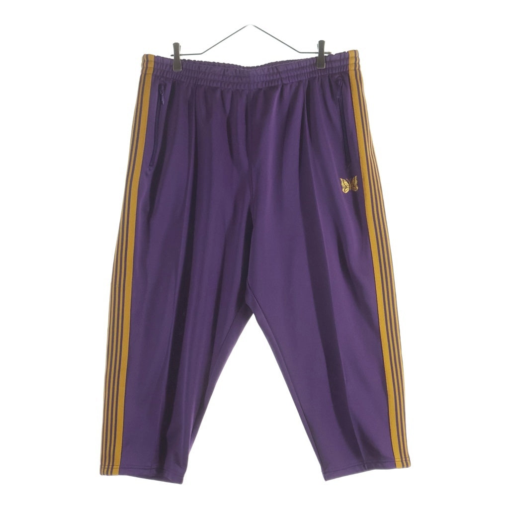 Needles(ニードルス) Poly Smooth Jodhpur Track Pant パピヨン刺繍 サイドライン ポリスムース ジョッパー トラックパンツ パープル/イエロー QV312