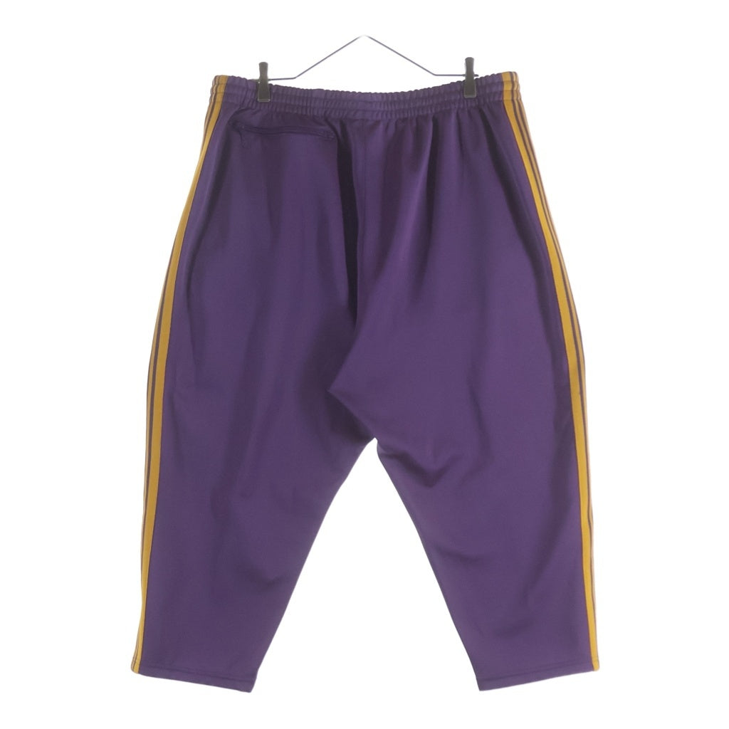Needles(ニードルス) Poly Smooth Jodhpur Track Pant パピヨン刺繍 サイドライン ポリスムース ジョッパー トラックパンツ パープル/イエロー QV312