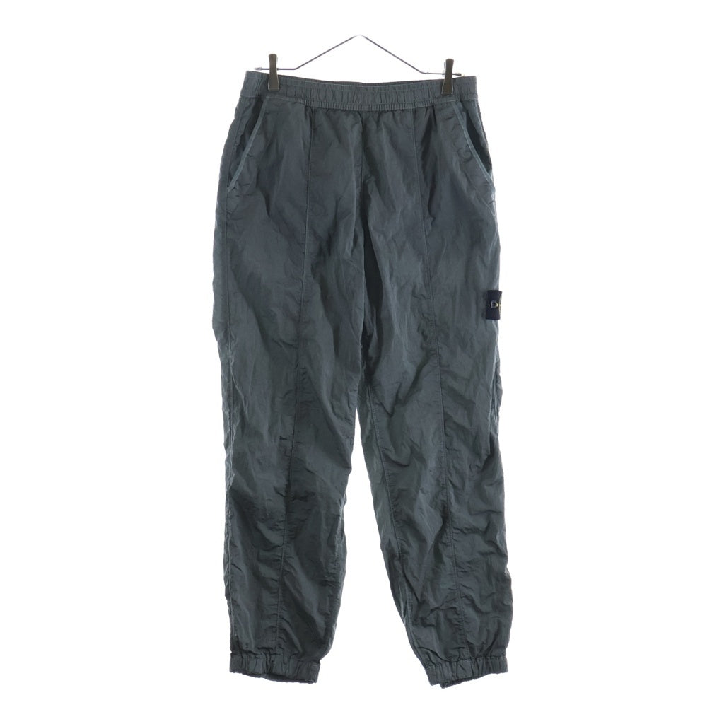 STONE ISLAND(ストーンアイランド) Nylon Metal Econyl Pants ロゴワッペン刺繍 ナイロン メタル エコニール ジョガーパンツ シルバー K2S153100013S0019