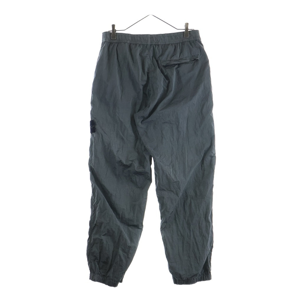 STONE ISLAND(ストーンアイランド) Nylon Metal Econyl Pants ロゴワッペン刺繍 ナイロン メタル エコニール ジョガーパンツ シルバー K2S153100013S0019