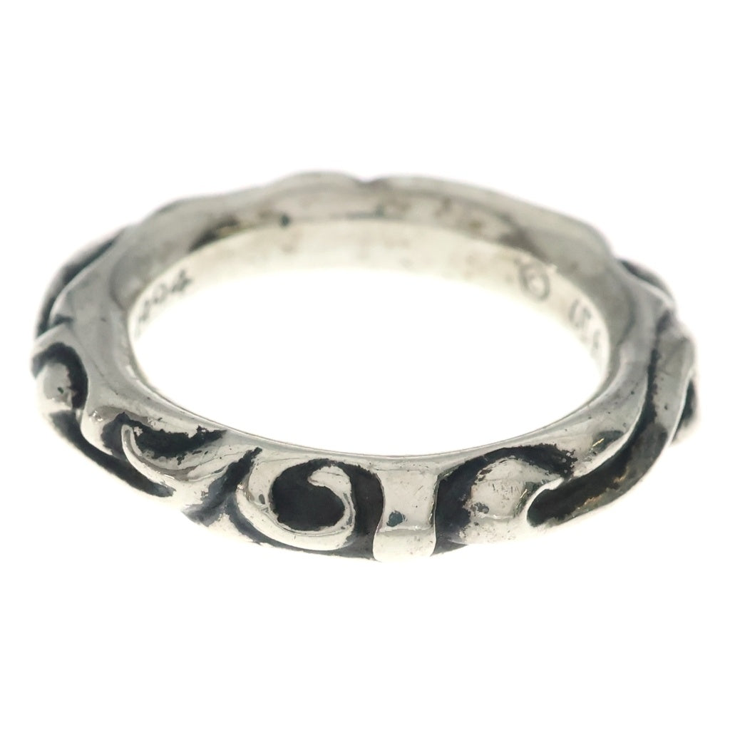 CHROME HEARTS(クロムハーツ) SCRL BAND スクロールバンド リング シルバー BCA351