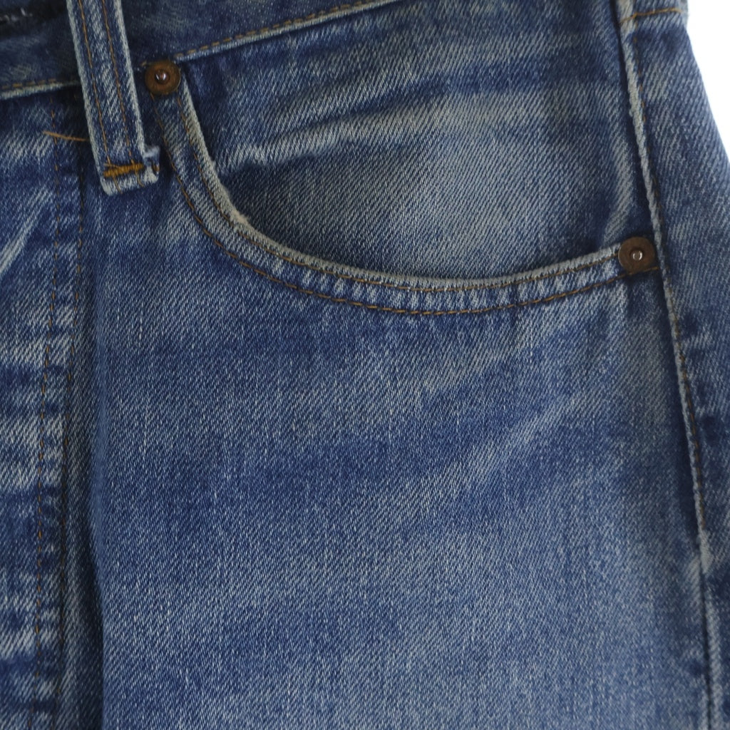 Levi's(リーバイス) 70S VINTAGE 501 66後期 ボタン裏6 スモールE 不均等V 赤耳 並行 チェーンステッチ ボタンフライデニムパンツ ジーンズ インディゴ -