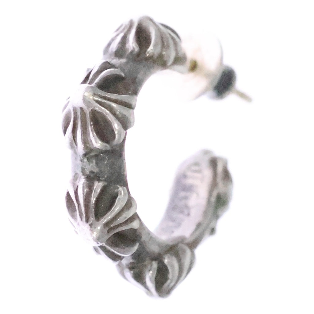 CHROME HEARTS(クロムハーツ) HOOP CROSS クロスバンド フープピアス シルバー BCA100 -