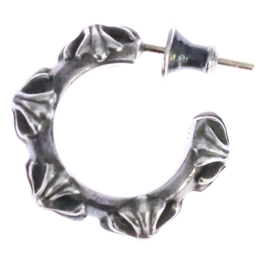 CHROME HEARTS(クロムハーツ) HOOP CROSS クロスバンド フープピアス シルバー BCA100 -