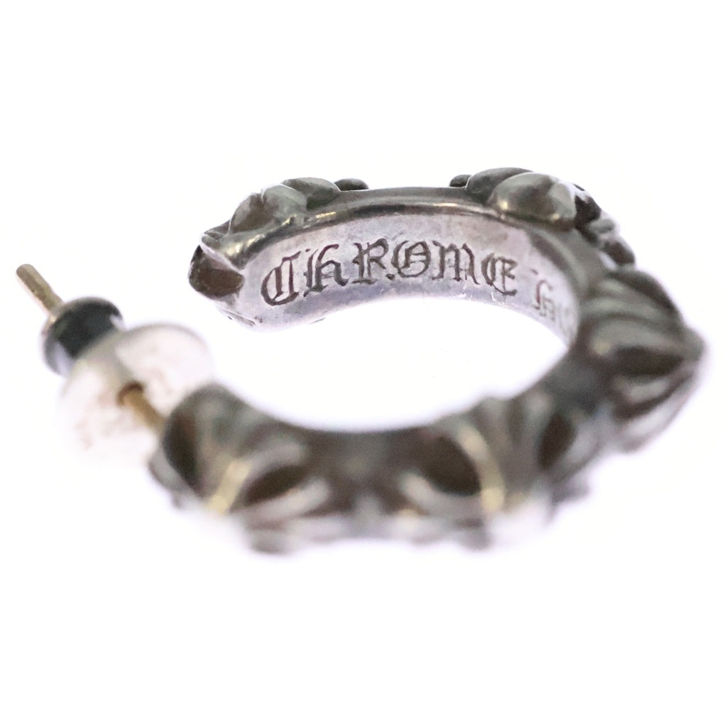CHROME HEARTS(クロムハーツ) HOOP CROSS クロスバンド フープピアス シルバー BCA100 -
