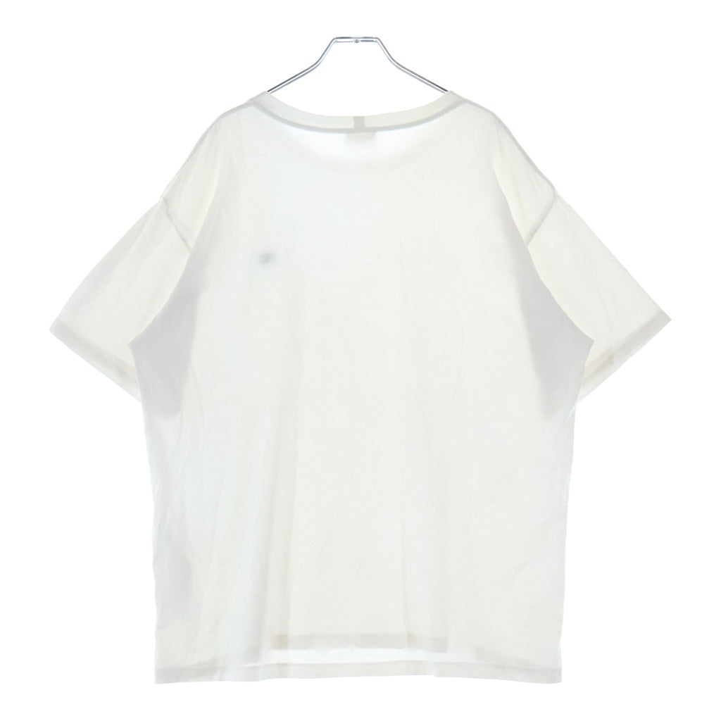 CELINE(セリーヌ) トリオンフエンブロイダリークルーネック半袖Tシャツカットソー ホワイト 2X04I671Q.01OB