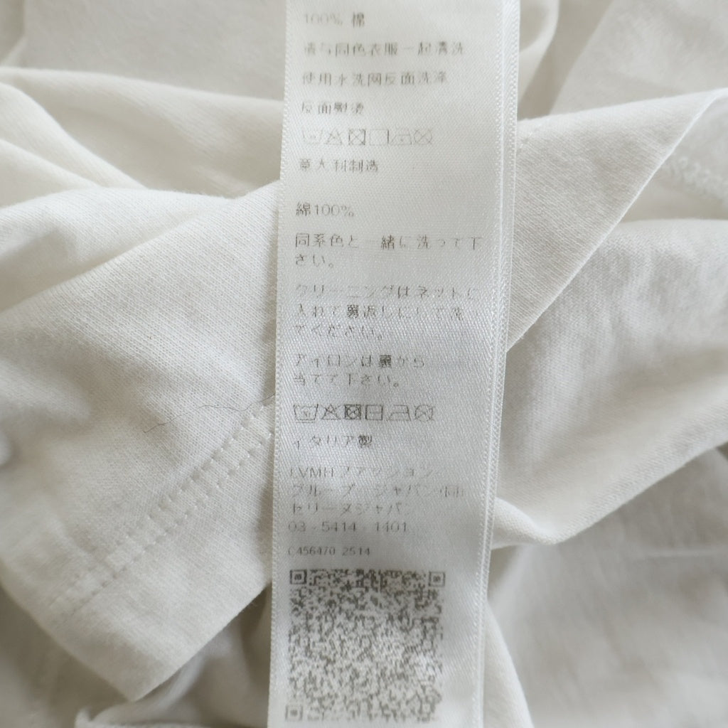 CELINE(セリーヌ) トリオンフエンブロイダリークルーネック半袖Tシャツカットソー ホワイト 2X04I671Q.01OB