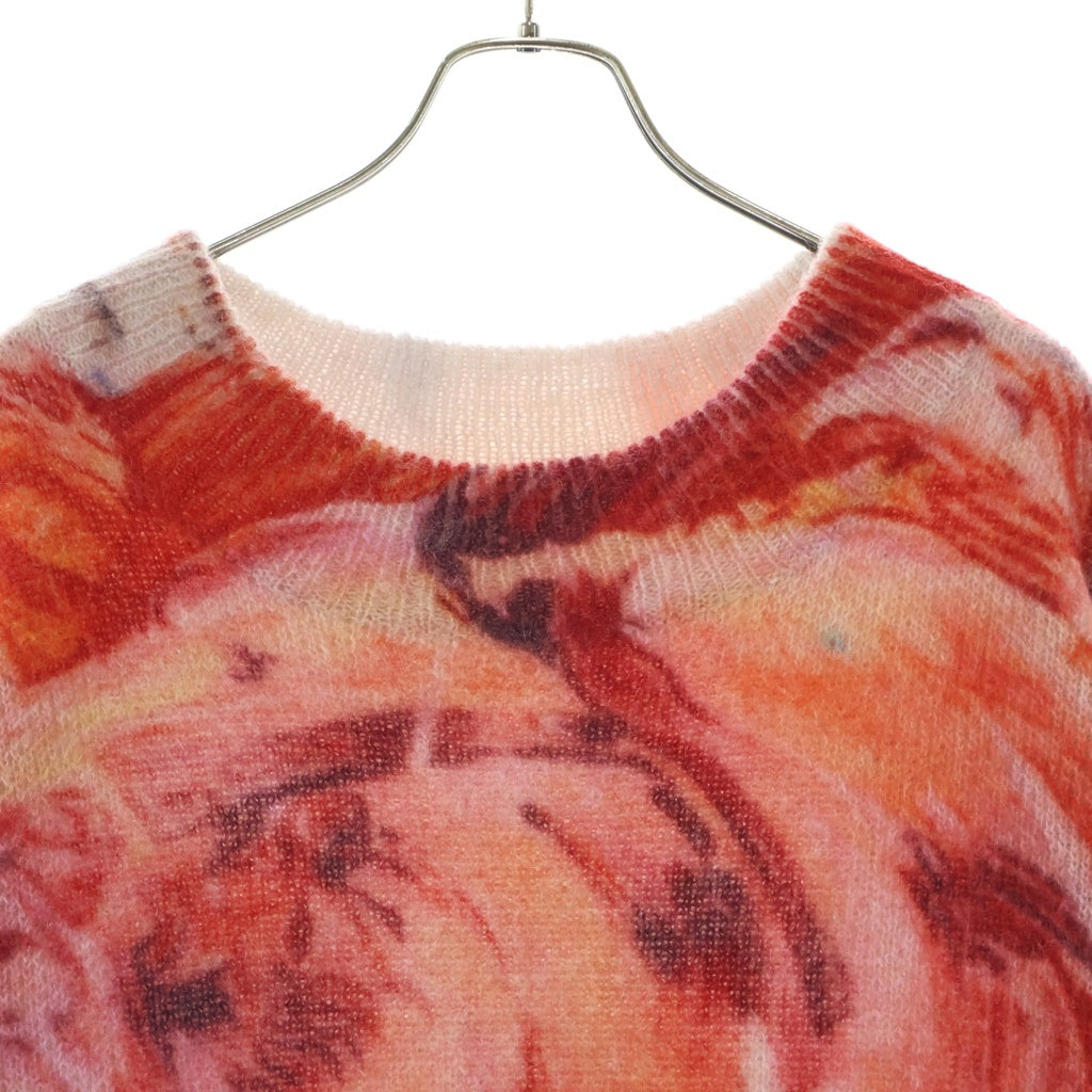 NAMACHEKO(ナマチェコ) 19AW Rezyane Longsleeve レザイン クルーネック長袖ニット レッド NW19 0705