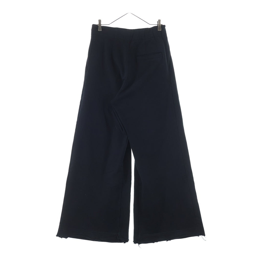 DRIES VAN NOTEN(ドリスヴァンノッテン) 25AW HADIUM ハディウム ワイドスウェットロングパンツ ブラック 252-011139-2611 レディース