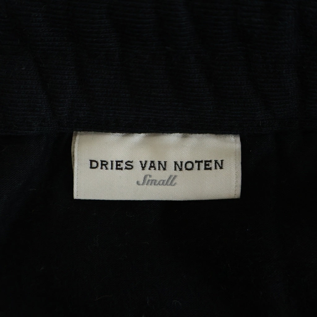 DRIES VAN NOTEN(ドリスヴァンノッテン) 25AW HADIUM ハディウム ワイドスウェットロングパンツ ブラック 252-011139-2611 レディース