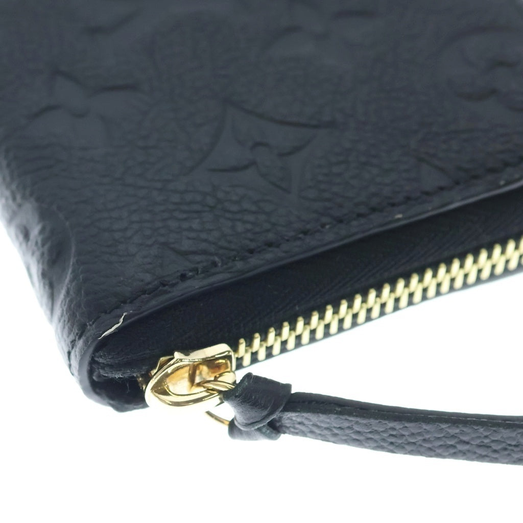 LOUIS VUITTON(ルイヴィトン) モノグラム アンプラント ジッピーウォレット・ホリゾンタル レザー長財布 M11721 ブラック