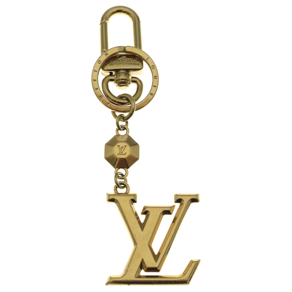 LOUIS VUITTON(ルイヴィトン) ポルト・クレ LVファセット ロゴキーリング ゴールド M65216