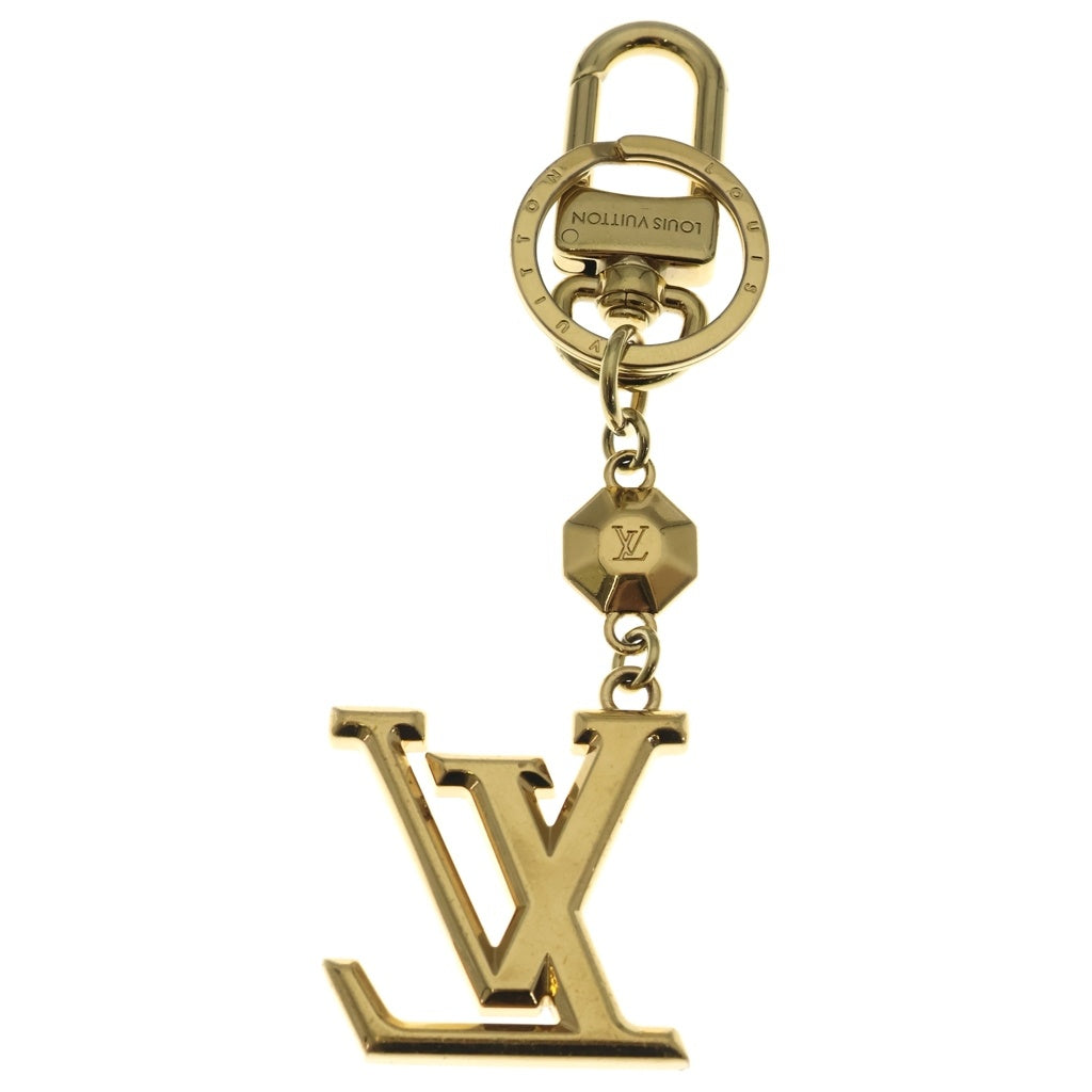 LOUIS VUITTON(ルイヴィトン) ポルト・クレ LVファセット ロゴキーリング ゴールド M65216