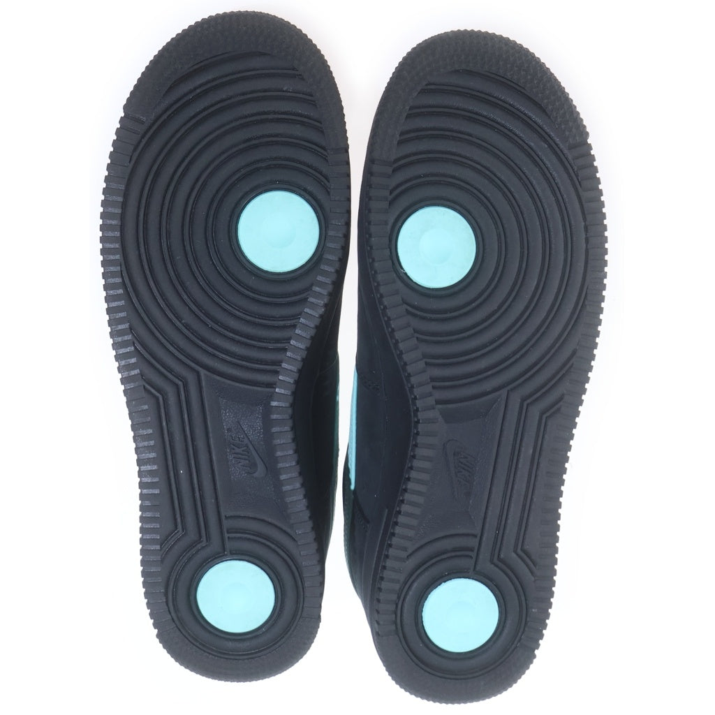 NIKE(ナイキ) ×TIFFANY&CO AIR FORCE 1 LOW 1837 BLACK ティファニー エアフォース1 ローカットスニーカー ブラック/ブルー DZ1382-001