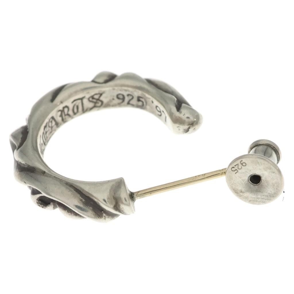 CHROME HEARTS(クロムハーツ) HOOP SCROOL スクロール フープピアス シルバー BCA102