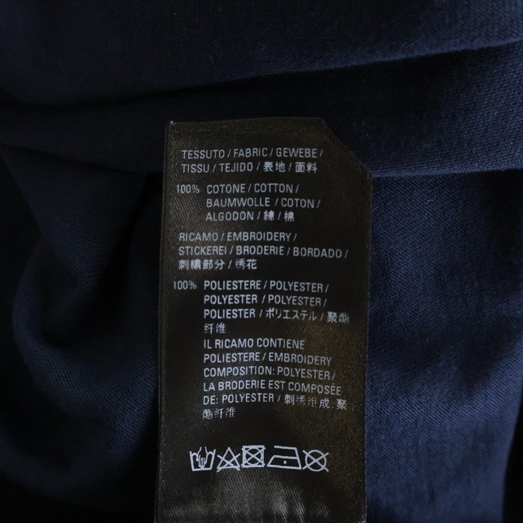 BALENCIAGA(バレンシアガ) 19SS PARIS FLAG REGULAR T-SHIRT 594579 TGV48 パリス フラッグ レギュラー クルーネック半袖Tシャツカットソー ブラック