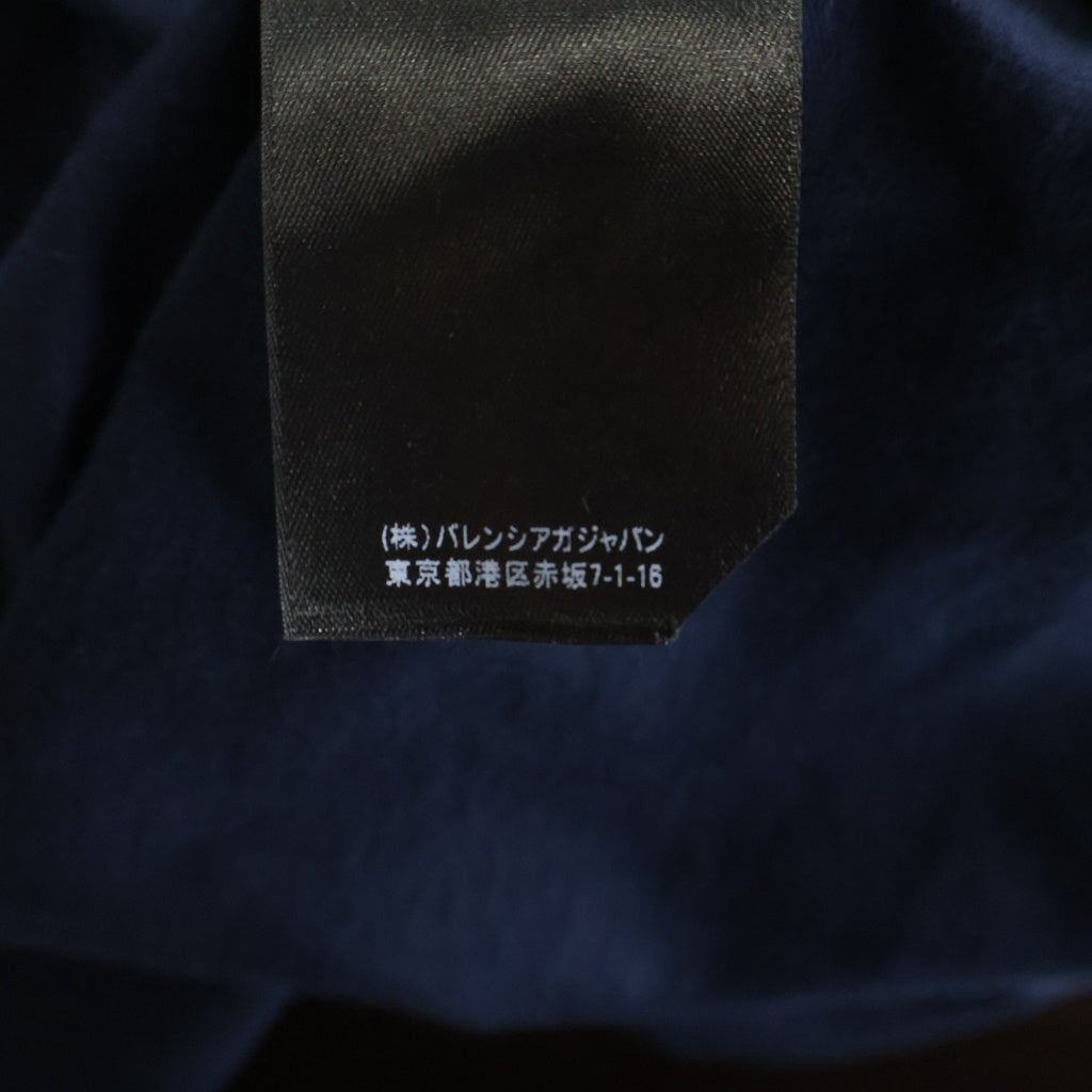 BALENCIAGA(バレンシアガ) 19SS PARIS FLAG REGULAR T-SHIRT 594579 TGV48 パリス フラッグ レギュラー クルーネック半袖Tシャツカットソー ブラック