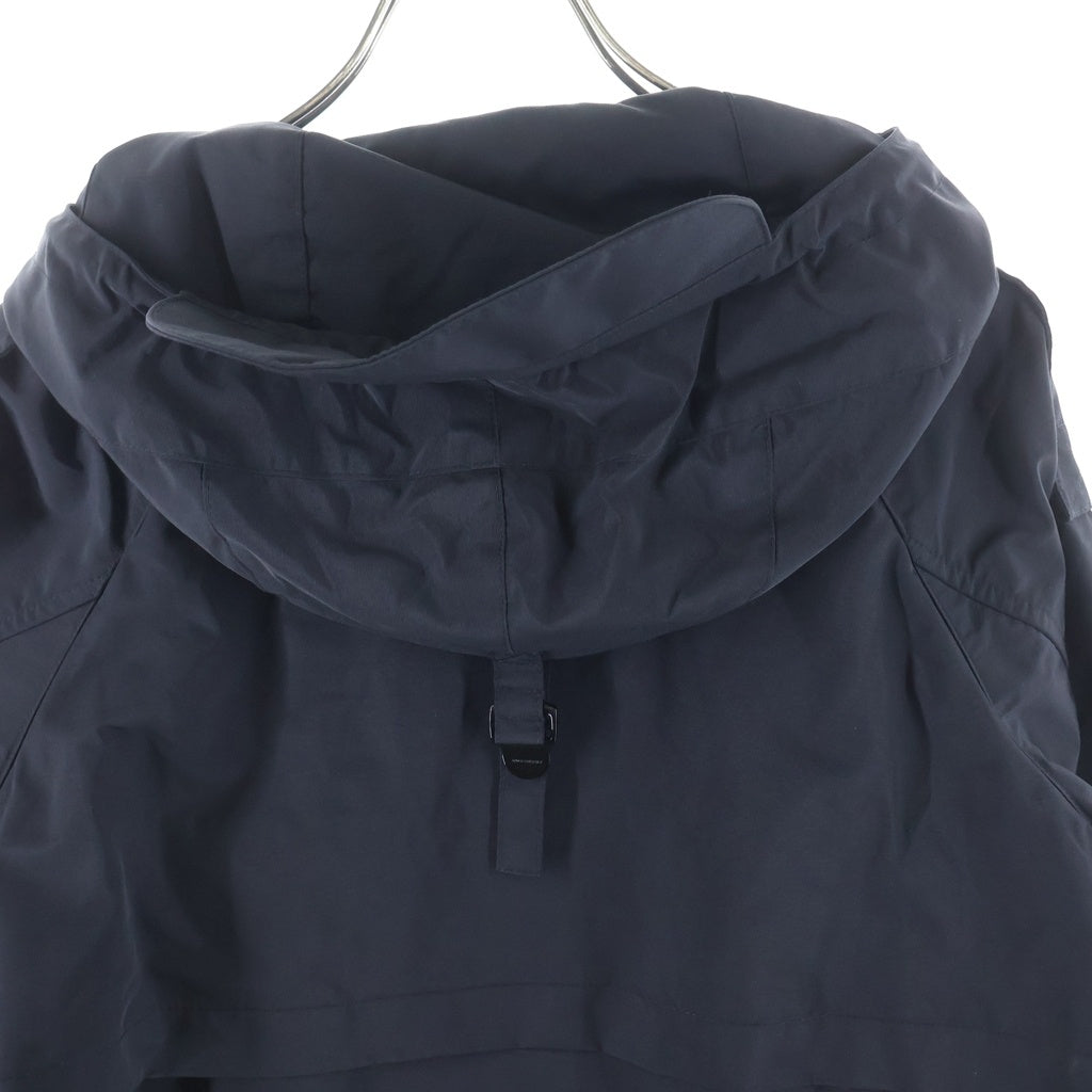 BURBERRY(バーバリー) フロントロゴジップ フーデッド ナイロンジャケット ブラック 8004470