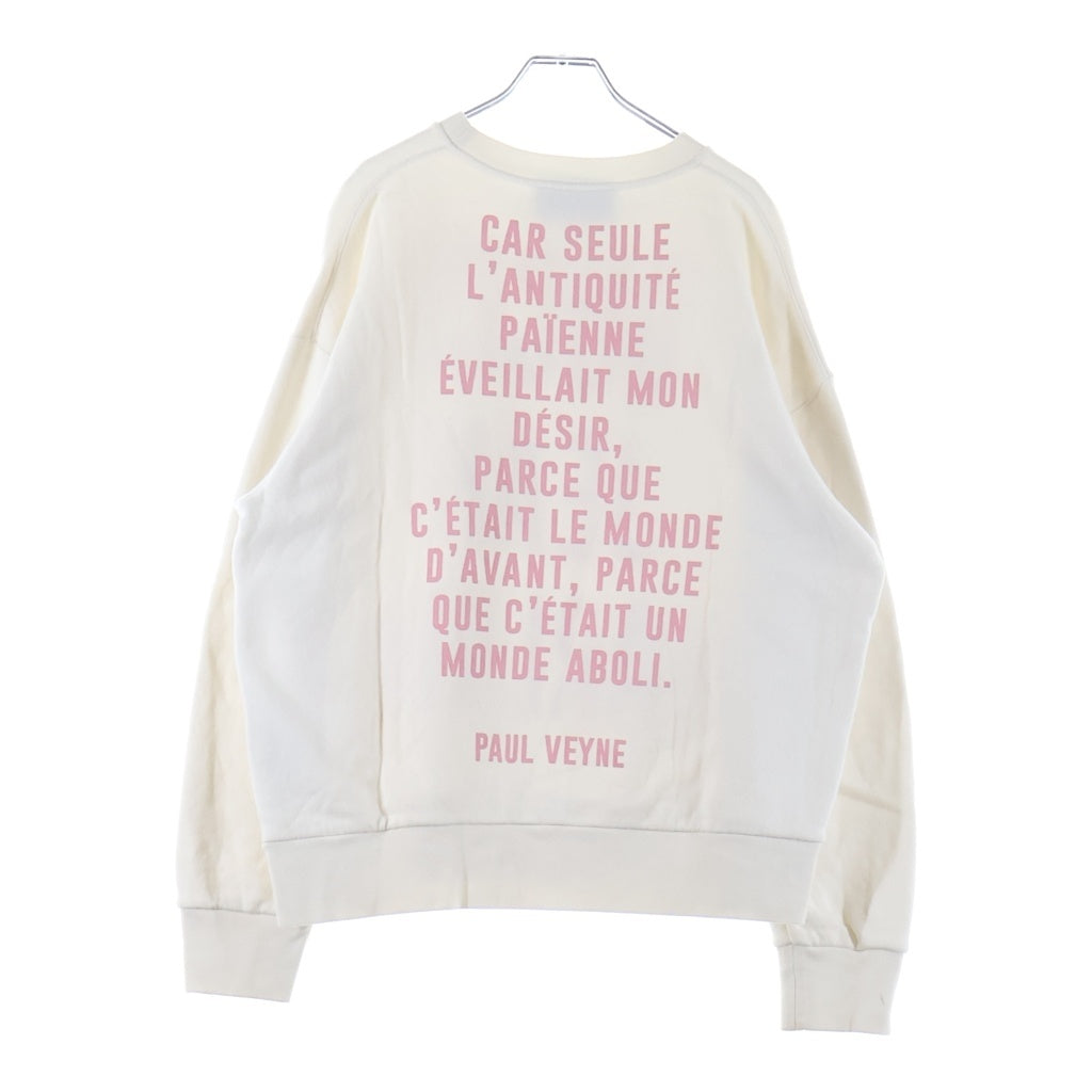 GUCCI(グッチ) JEAN HARLOW SWEATSHIRT 688219 ジーンハロウ クルーネック長袖スウェットトレーナー ホワイト