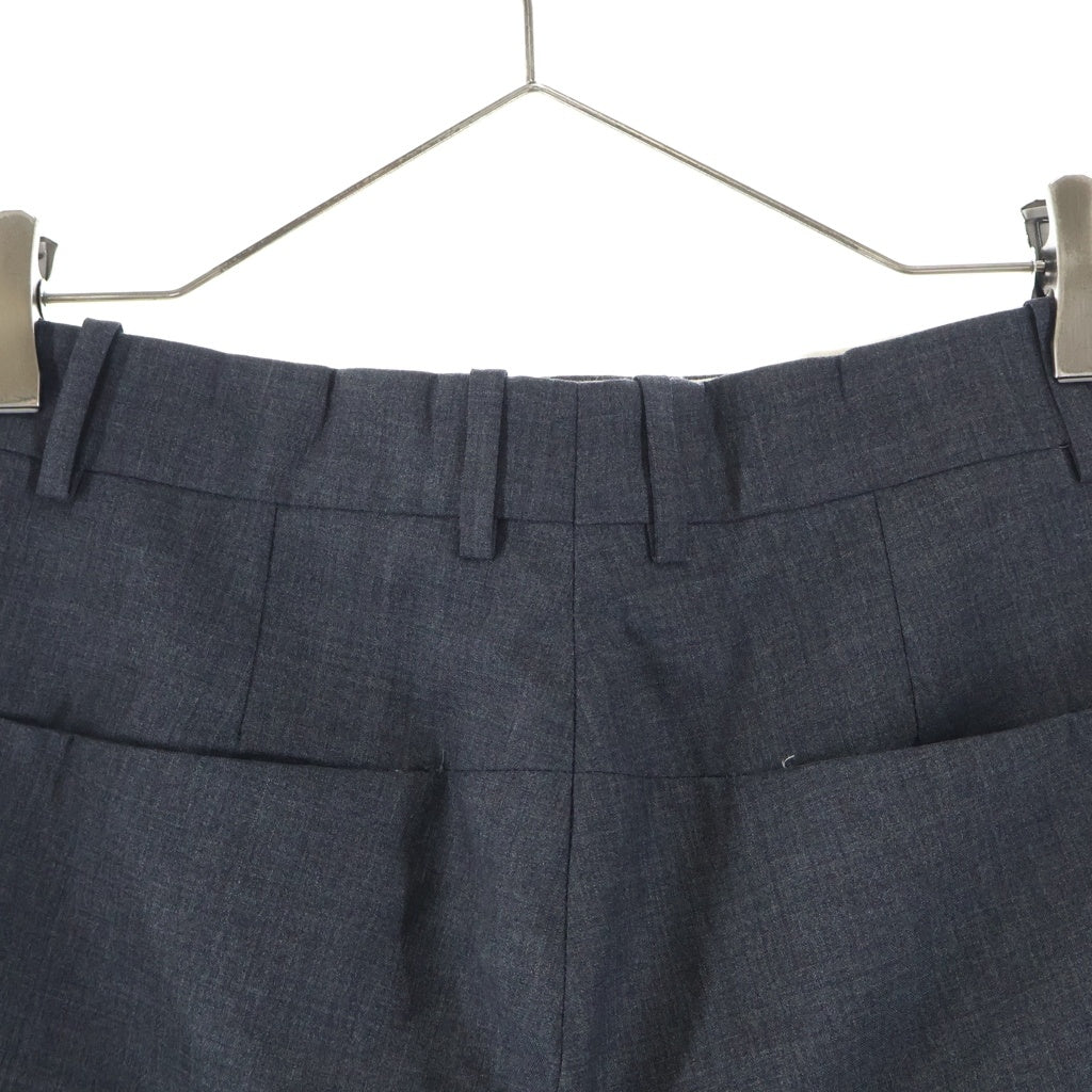 NAMACHEKO(ナマチェコ) MERO TROUSERS メロ ウールスラックス グレー NS190501
