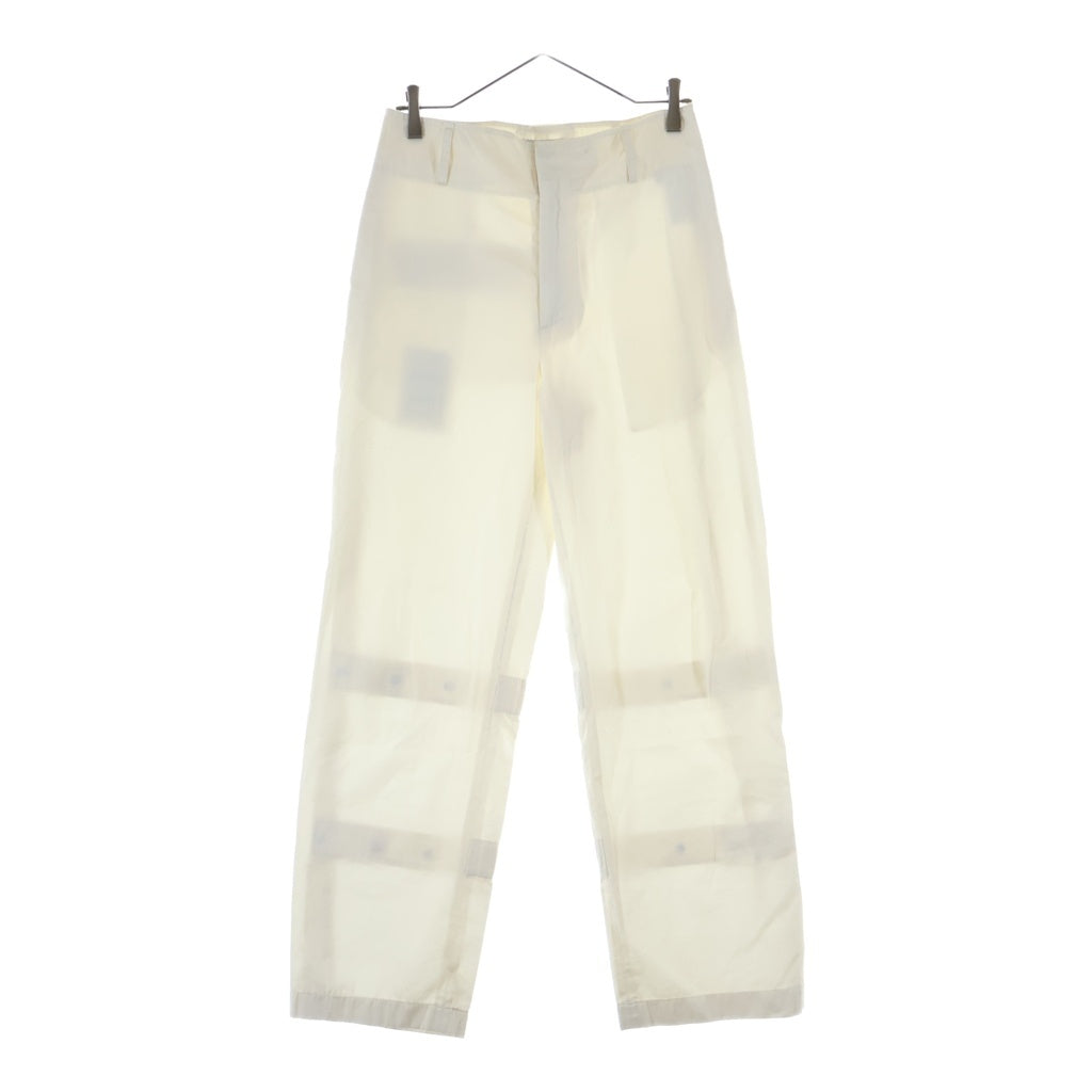 BOTTEGA VENETA(ボッテガヴェネタ) Nylon Wide Pants 714120 VA5Y0 ナイロンワイドパンツ ホワイト