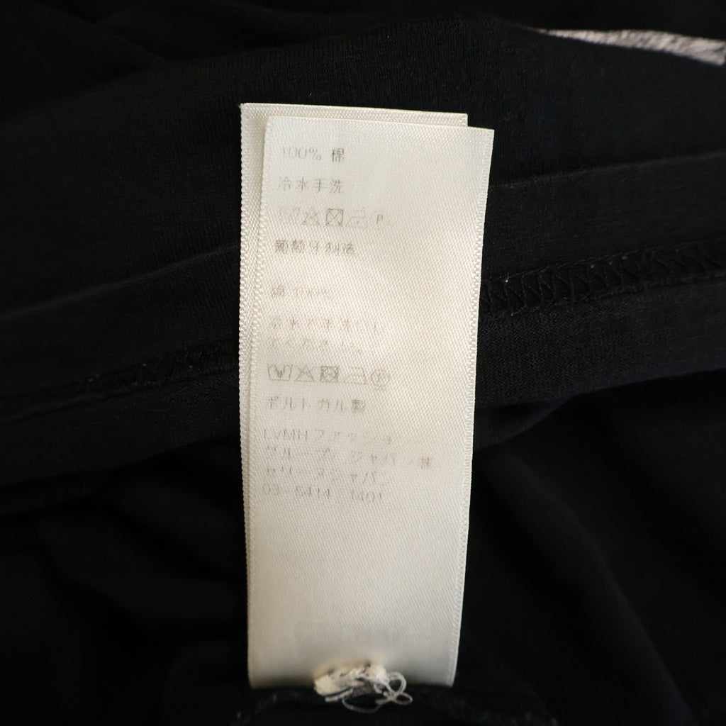 CELINE(セリーヌ) 22SS フロントクラシックロゴプリント クルーネック半袖Tシャツカットソー ブラック 2X308916G
