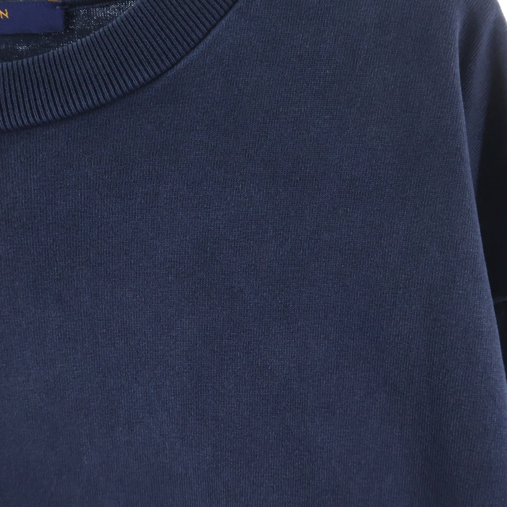 LOUIS VUITTON(ルイヴィトン) 21SS インサイドアウト バックネックタグ クルーネック長袖Tシャツカットソー ロンT ネイビーRM211Q JYN HIY46W RM211Q