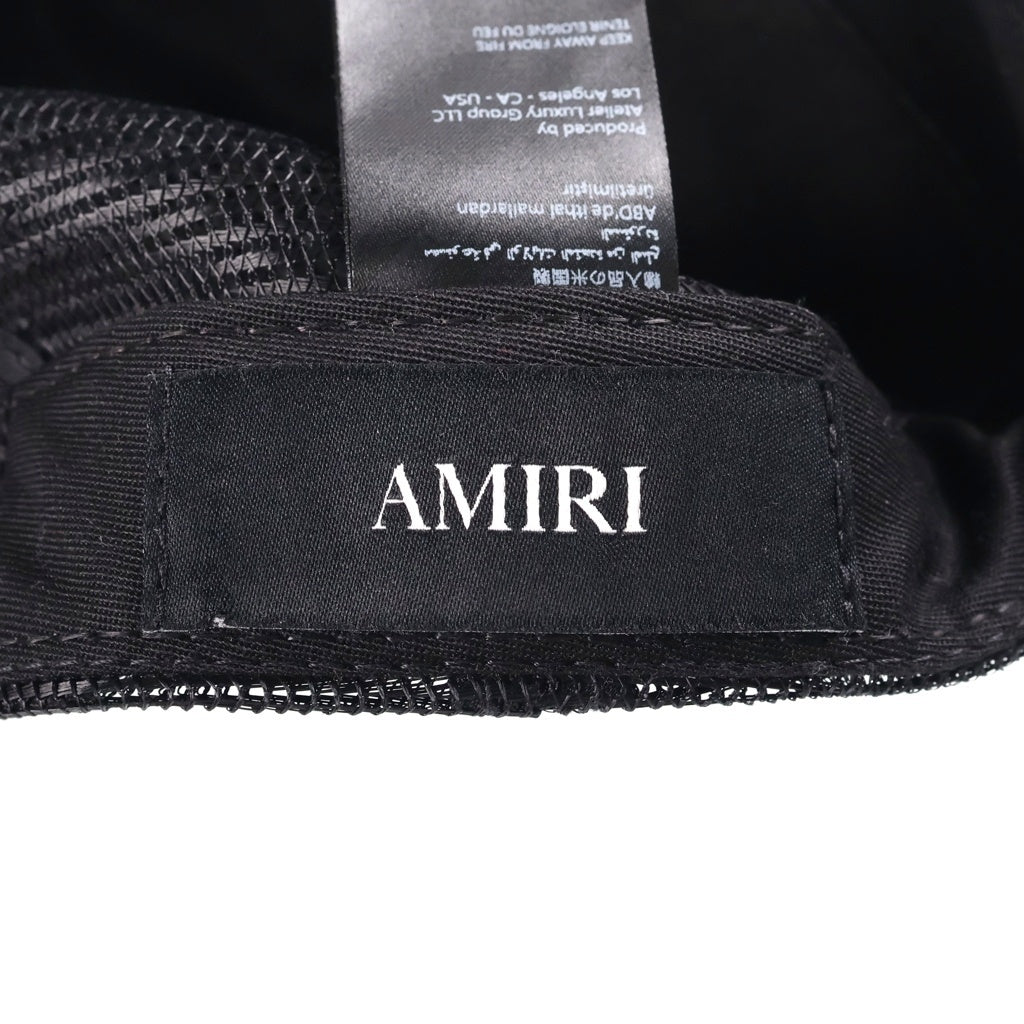 AMIRI(アミリ) 25AW CORE LOGO TRUCKER HAT ロゴ刺繍 メッシュキャップ ベースボールキャップ 帽子 AMHATR1014
