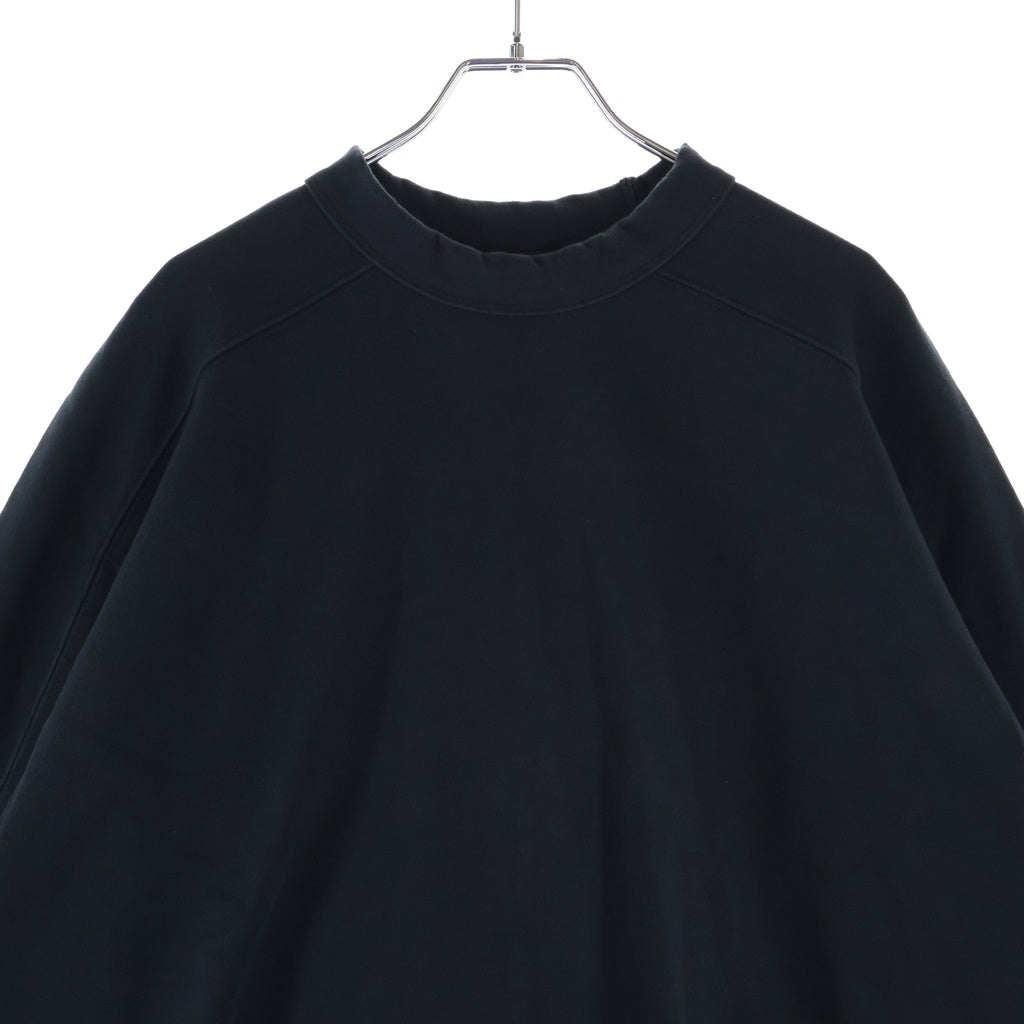 entire studios(エンタイア スタジオ) HEAVY LS TEE ヘビー コットンクルーネック長袖Tシャツカットソー ロンT ブラック ES2486SOM