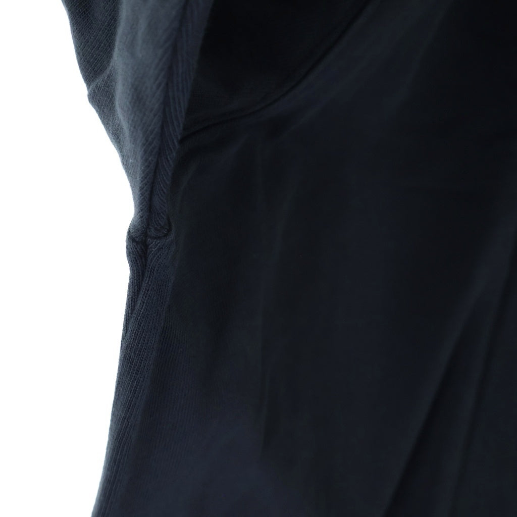 entire studios(エンタイア スタジオ) HEAVY LS TEE ヘビー コットンクルーネック長袖Tシャツカットソー ロンT ブラック ES2486SOM