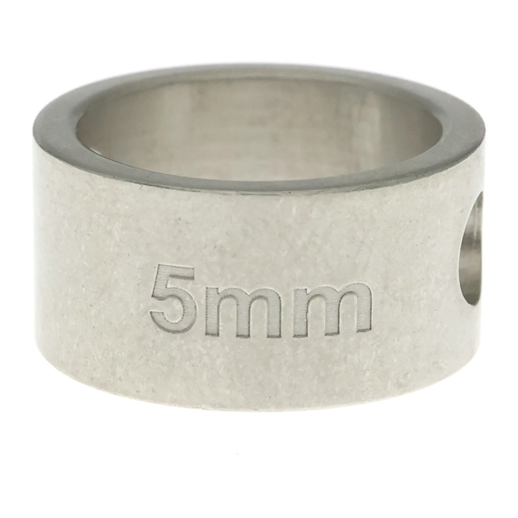 MM6 Maison Margiela(エムエムシックスメゾンマルジェラ) 5mm カットアウト ワイド リング 指輪 シルバー SM7UQ0022 レディース