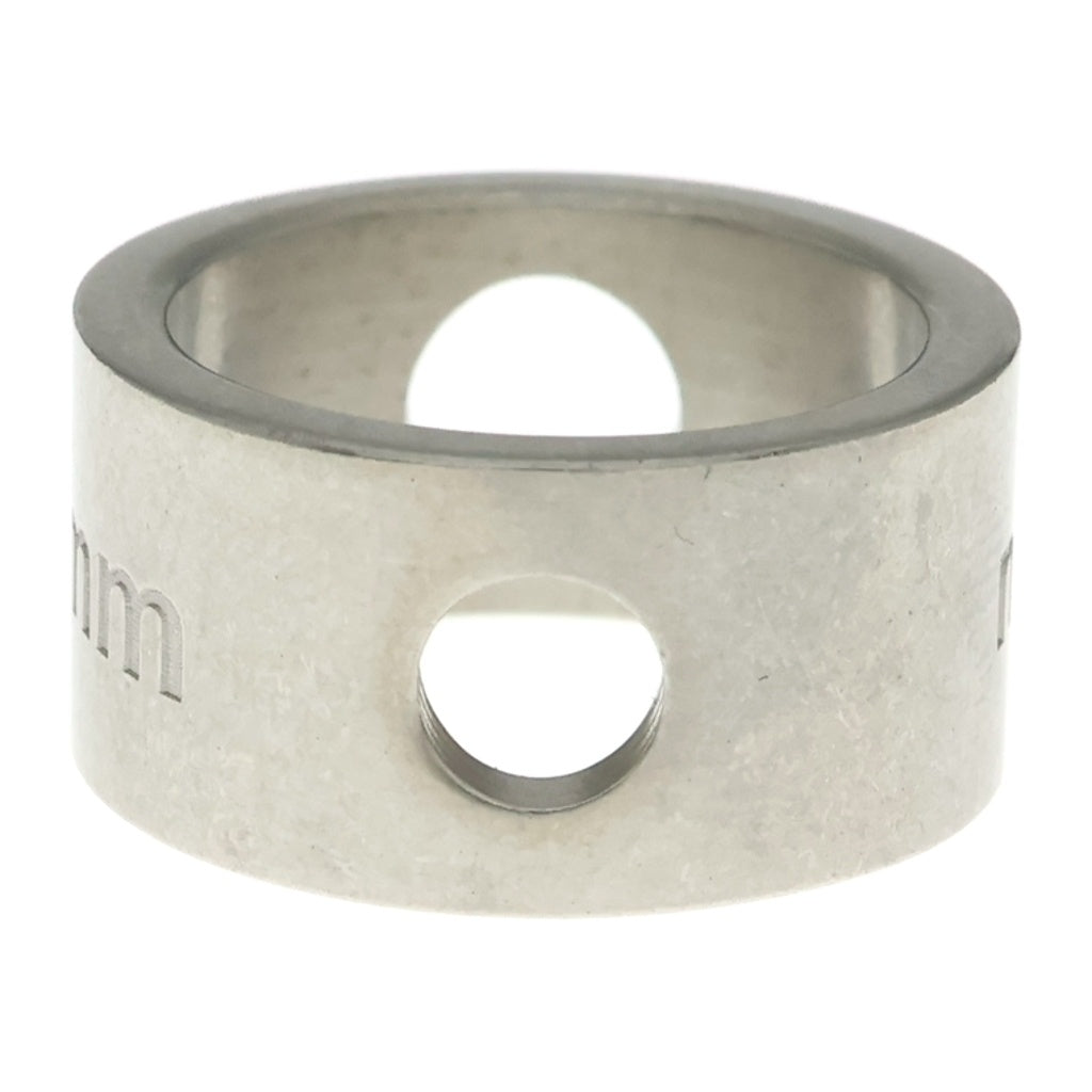 MM6 Maison Margiela(エムエムシックスメゾンマルジェラ) 5mm カットアウト ワイド リング 指輪 シルバー SM7UQ0022 レディース