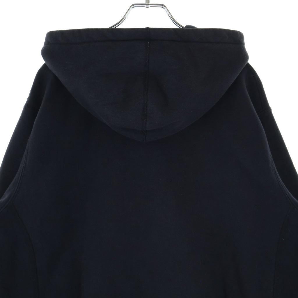 SUPREME(シュプリーム) 17AW Patent Chenille Arc Logo Hooded Sweatshirt パテント シェニール アーチロゴ フーデッド プルオーバー長袖スウェットパーカー フーディ ブラック -