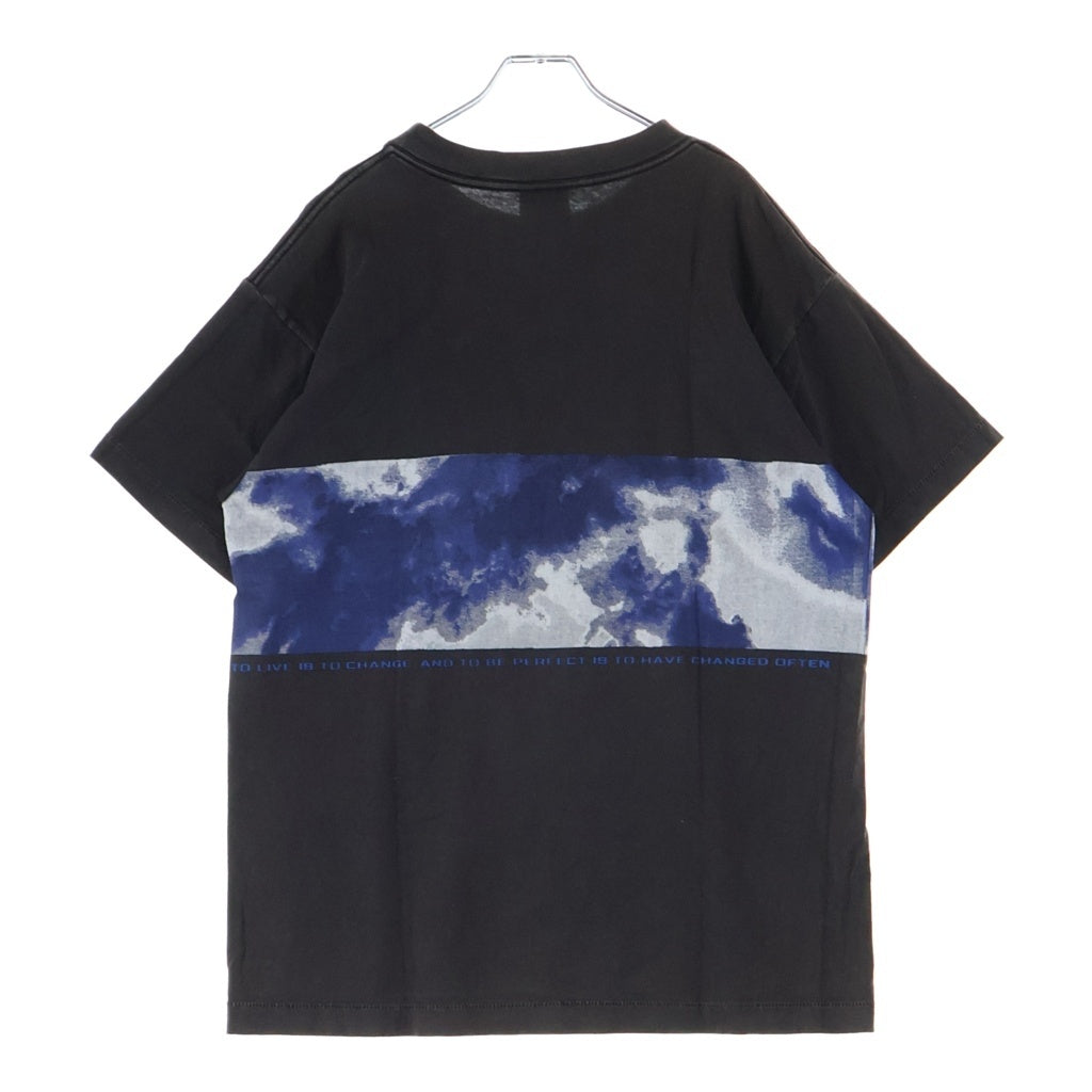 SAINT MICHAEL(セントマイケル) 21SS HEART SPEAKS TO TEE SM-S21-0000-009 ハート スピークス トゥ ヴィンテージ加工 クルーネック半袖Tシャツカットソー グレー