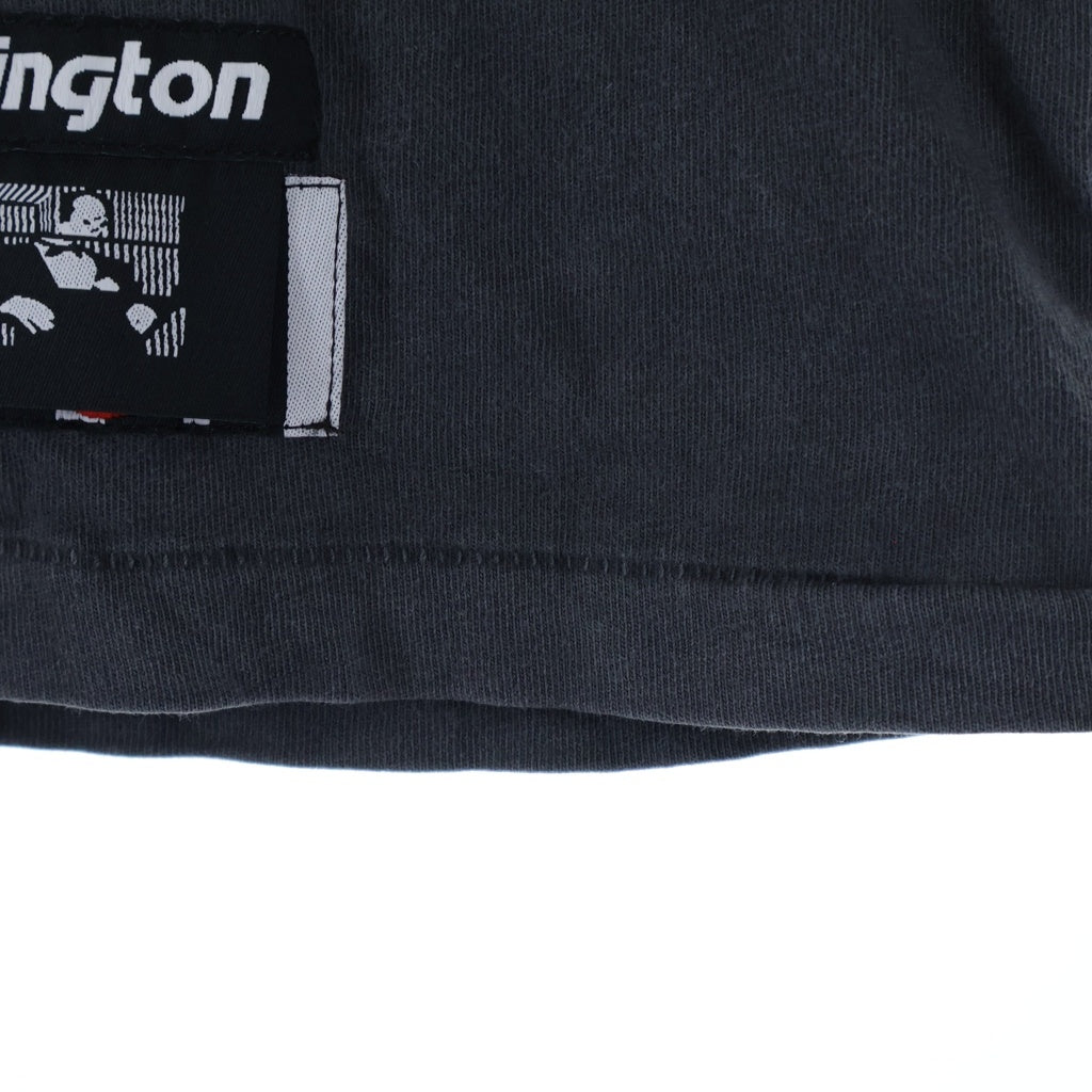 RIVINGTON roi Rebis(リヴィントンロイレビス) 26SS MEMBERSHIP USO TEE MUSO-SS00 メンバーシップ フェード加工 両面プリント クルーネック半袖Tシャツカットソー グレー
