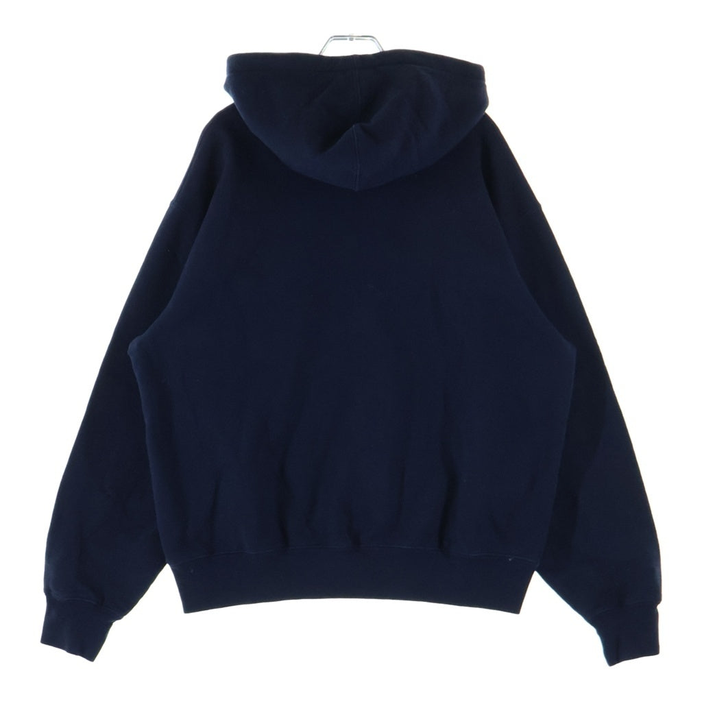 SUPREME(シュプリーム) Small Box Hooded Sweatshirt スモールボックスロゴ プルオーバー長袖フーディ ネイビー ‐