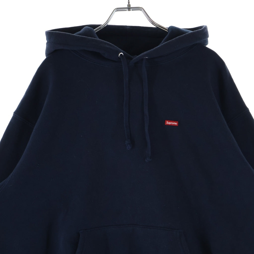 SUPREME(シュプリーム) Small Box Hooded Sweatshirt スモールボックスロゴ プルオーバー長袖フーディ ネイビー ‐