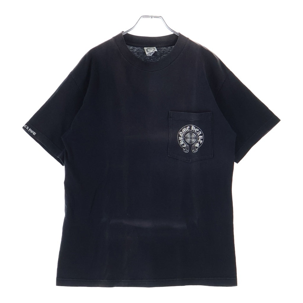 CHROME HEARTS(クロムハーツ) OLD オールド バックセメタリークロスプリント 半袖クルーネックTシャツカットソー ブラック