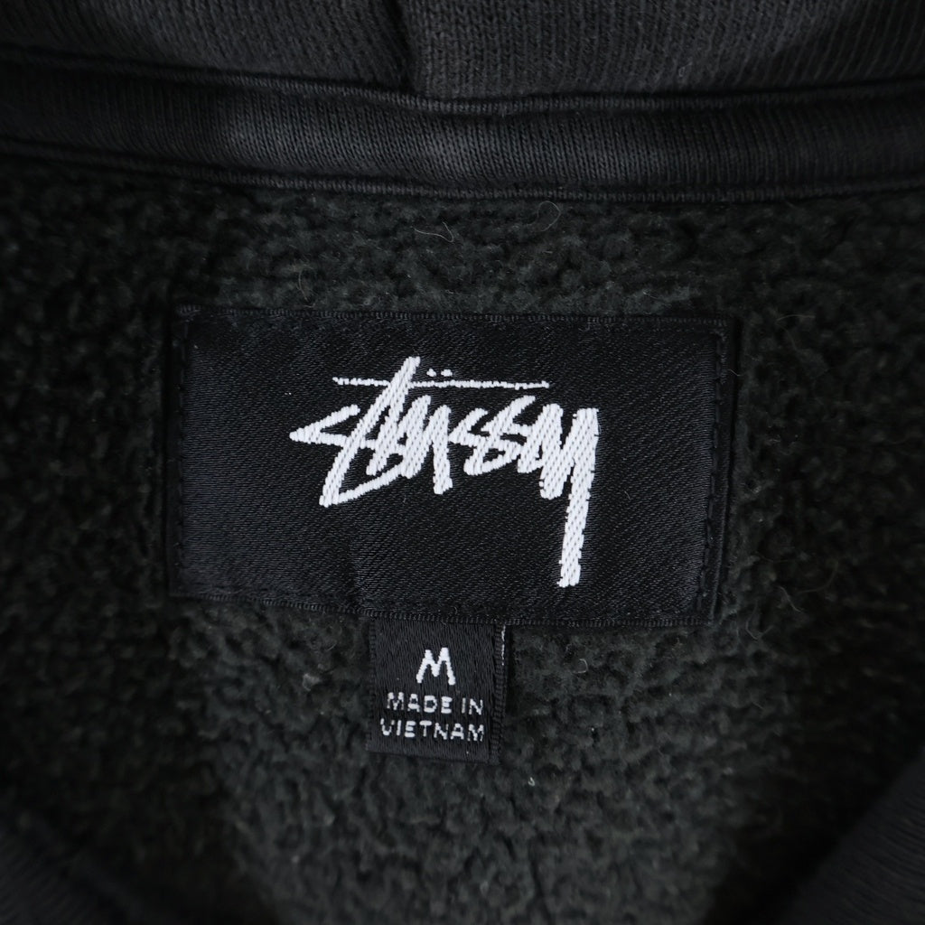 STUSSY(ステューシー) RELAXED HOODIE リラックスド フーディ プルオーバーパーカー ブラック 118572