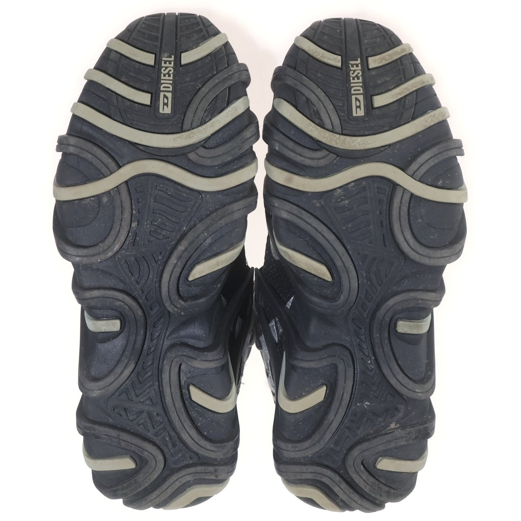 DIESEL(ディーゼル) S-PROTOTYPE CR LACE X メッシュローカットスニーカー ブラック/シルバー Y03274