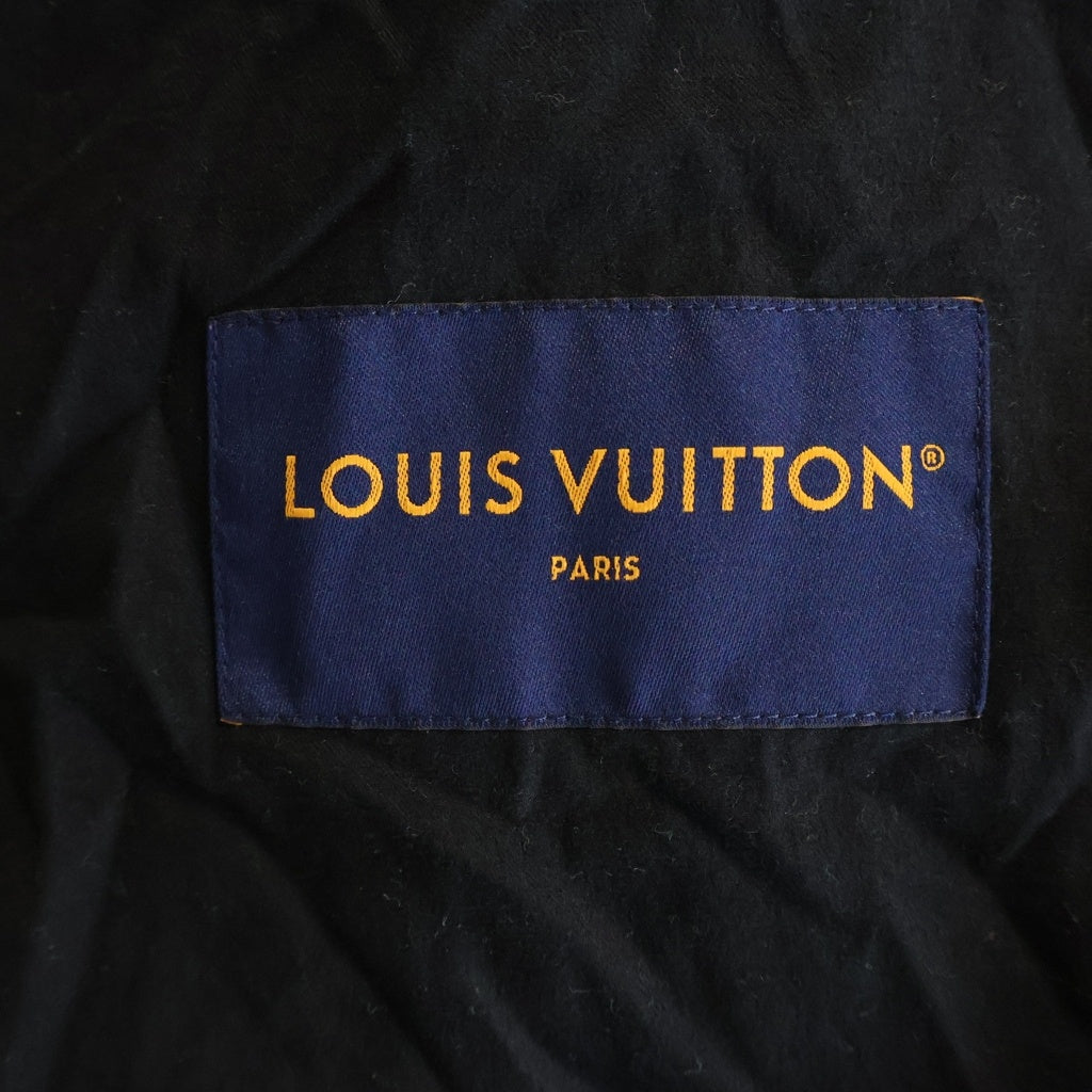 LOUIS VUITTON(ルイヴィトン) モノグラム ブークレット ジップアップブルゾン ネイビー/オレンジ RM241M-FWW-FQB07W