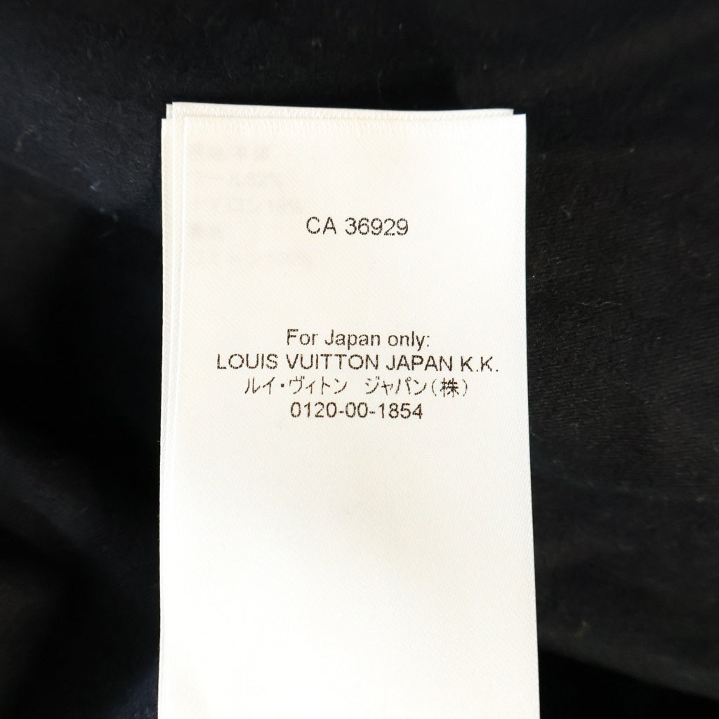 LOUIS VUITTON(ルイヴィトン) モノグラム ブークレット ジップアップブルゾン ネイビー/オレンジ RM241M-FWW-FQB07W