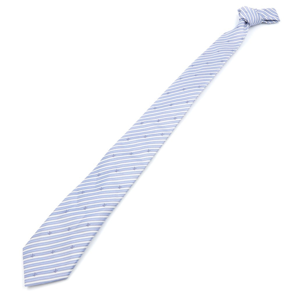 LOUIS VUITTON(ルイヴィトン) BLASON STRIPES TIE LVロゴ ストライプネクタイ ブルー