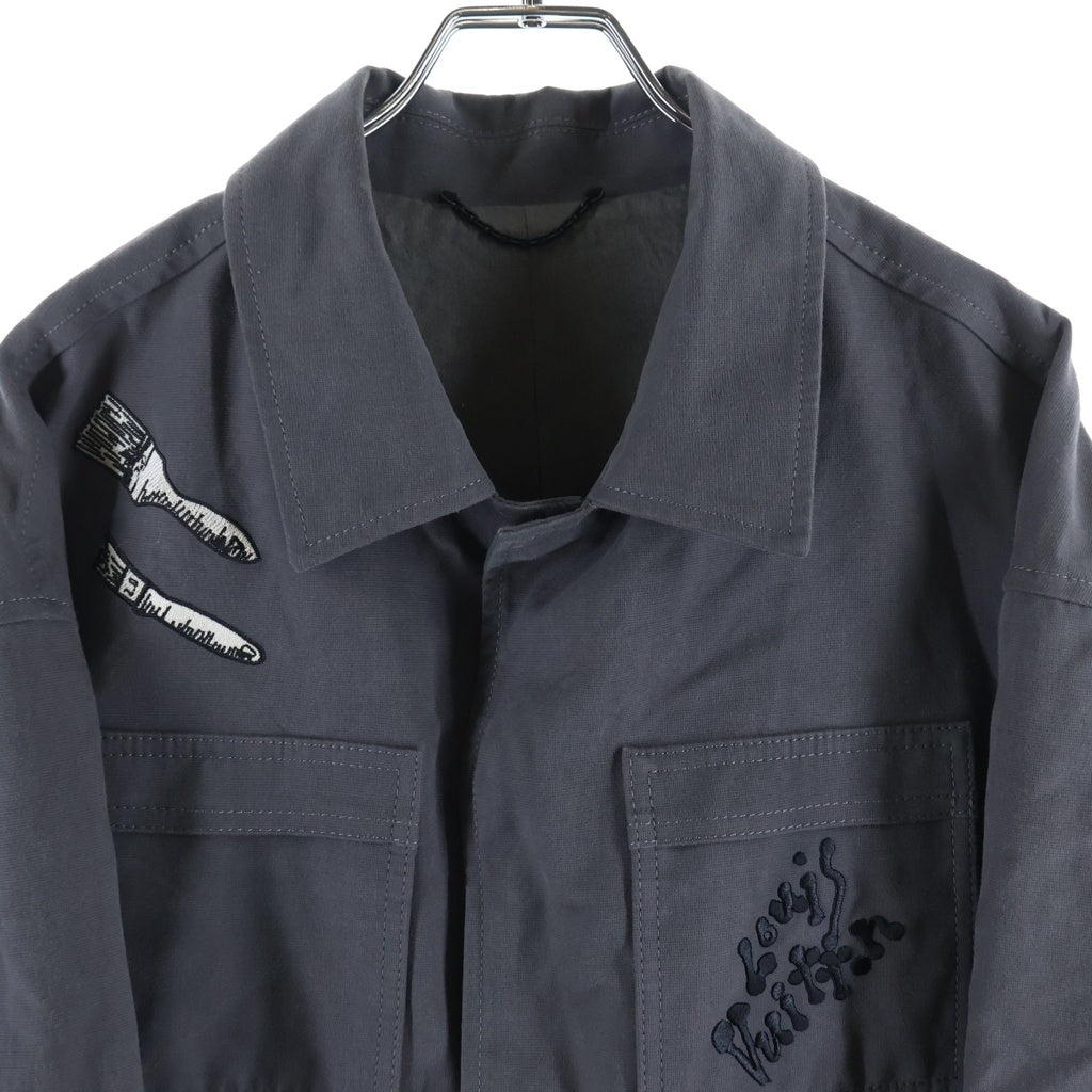 LOUIS VUITTON(ルイヴィトン) 23SS LVマルチツールエンブロイダリーチョアジャケット グレー RM231 V56 HOB94W 1AB51