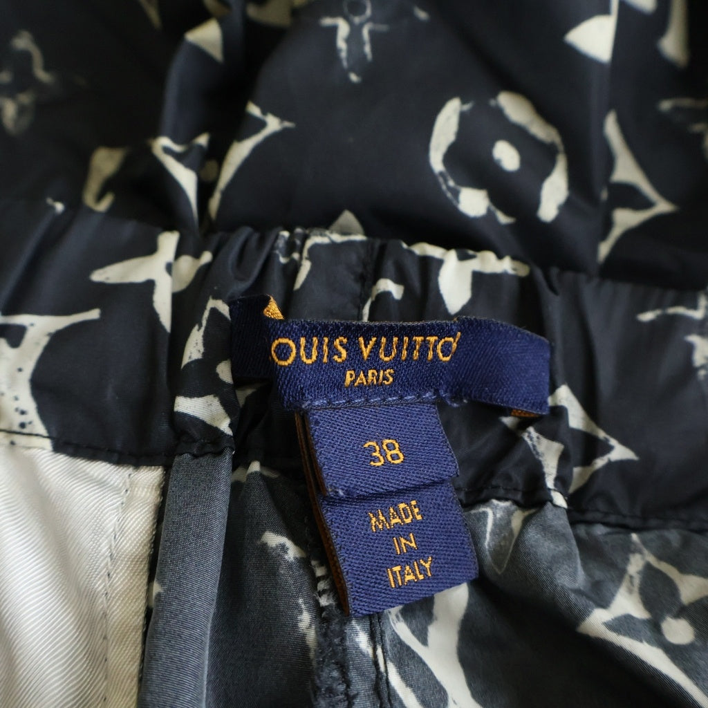 LOUIS VUITTON(ルイヴィトン) 20AW ステンシルエフェクトモノグラムジョギングパンツ FIPA11DFU レディース