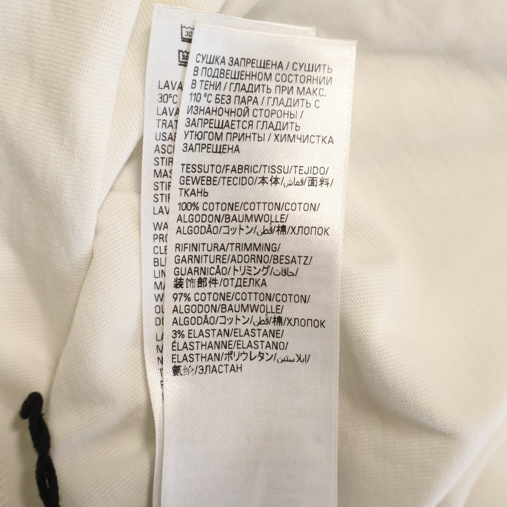 BALENCIAGA(バレンシアガ) ブランドロゴ バックプリント クルーネック 半袖Tシャツカットソー ホワイト 787349