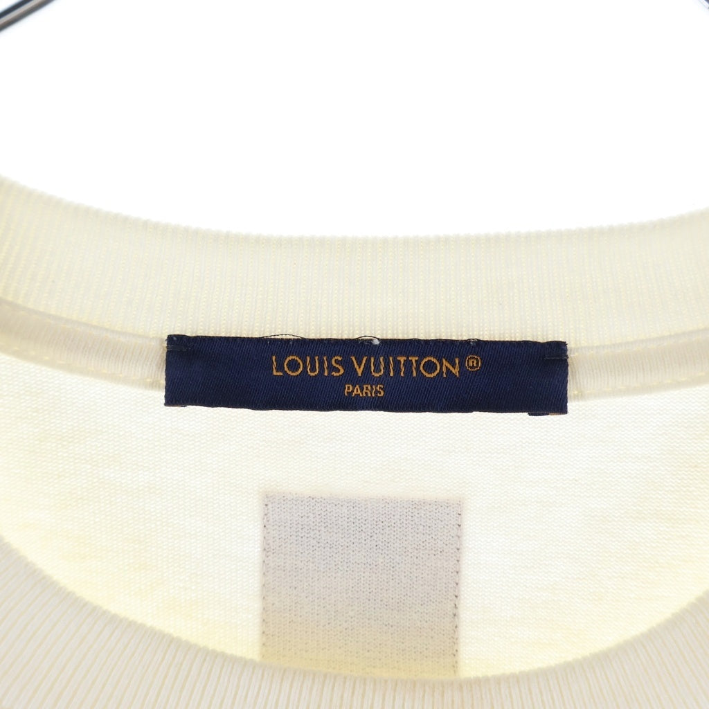 LOUIS VUITTON(ルイヴィトン) 24AW LVLovers ビジューロゴ装飾 半袖Tシャツ ホワイト RM242MM NPL HRY29W