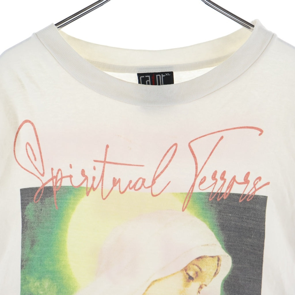 SAINT MICHAEL(セントマイケル) 22AW SPIRITUL MARIA クルーネック半袖Tシャツカットソー ホワイト SM-A22-0000-008